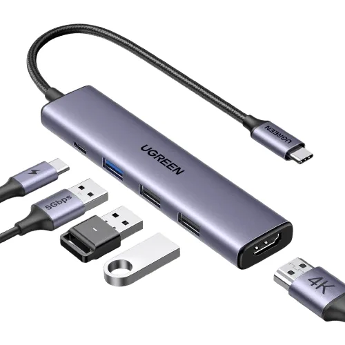 Hub chuyển đổi Ugreen USB-C 5 in 1